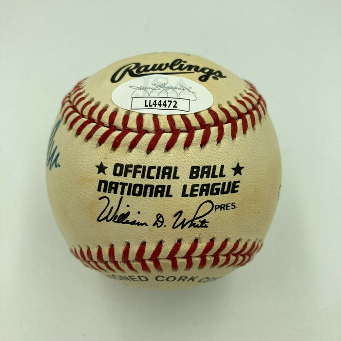 Johnny Depp, Harvey Keitel, Peter Boyle & Julie Brown Signed Baseball JSA COA