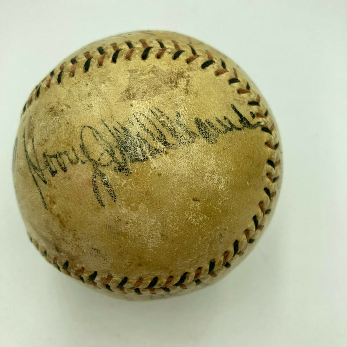 Lefty Gomez Pre Rookie 1929 San Francisco Seals Team Signed Baseball PSA DNA COA