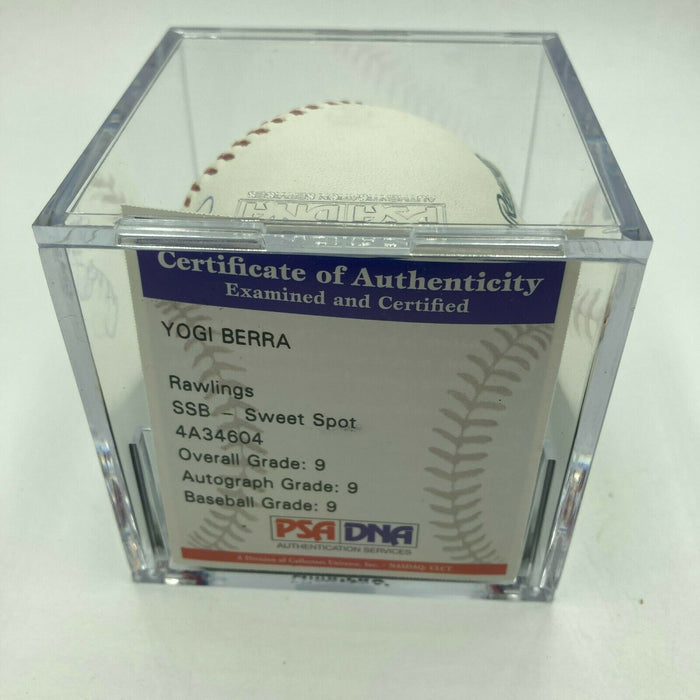 Yogi Berra Signed Official Major League Baseball PSA DNA Graded MINT 9