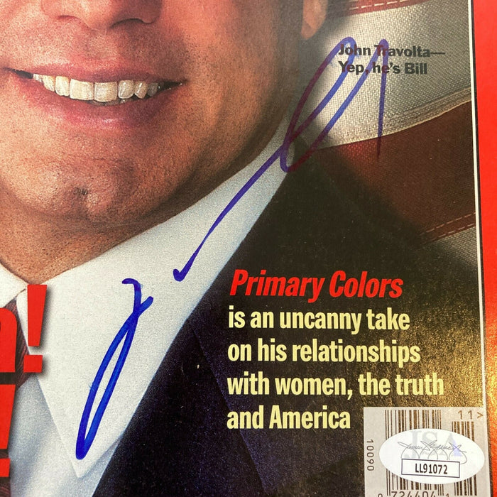 John Travolta Signed Autographed Time Magazine JSA COA