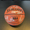Oscar Robertson Bill Walton Chuck Daly Hall Of Fame Multi Signed Basketball PSA