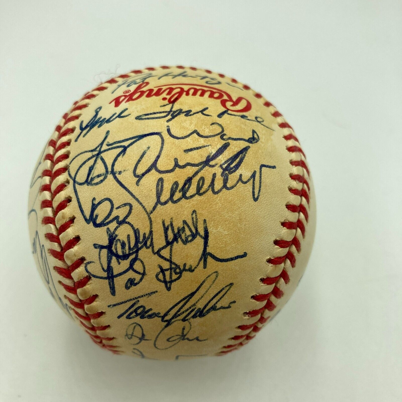 BLUE JAYS AUTHENTICS-AUTOGRAPHED ROBERTO ALOMAR 1992 WORLD SERIES