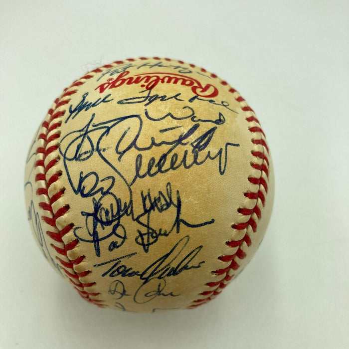 1992 Toronto Blue Jays World Series Champs Team Signed W.S. Baseball JSA COA