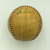 1950 NY Yankees World Series Champs Team Signed Baseball Joe Dimaggio JSA COA