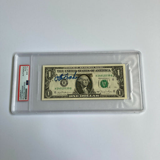 Otto Graham Signed Autographed $1 One Dollar Bill PSA DNA COA NFL