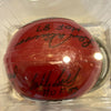 Len Dawson Bobby Bell Jan Stenerud HOF Signed Kansas City Chiefs Mini Helmet JSA