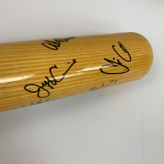 1993 Florida Marlins Inaugural First Season Multi Signed Baseball Bat