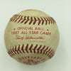 1987 All Star Game Don Mattingly Rickey Henderson Signed Game Used Baseball JSA