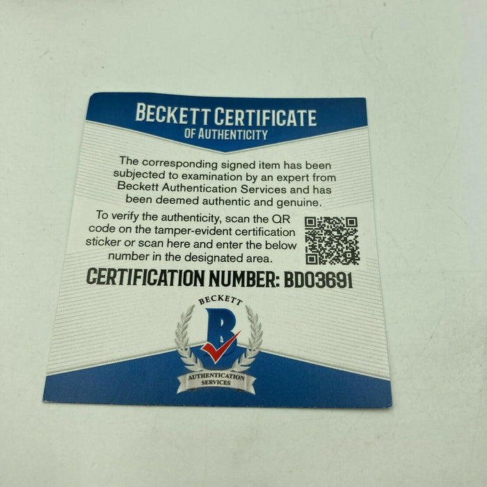 Eric Davis 1990 World Series Champs Reds HOF 2005 Signed Baseball Beckett COA