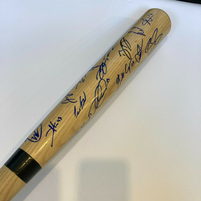 Vladimir Guerrero Jr Bo Bichette Pete Alonso Rookie Prospects Signed Bat JSA COA