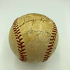 Joe Dimaggio & Ted Williams 1951 All Star Game Team Signed Baseball With JSA COA