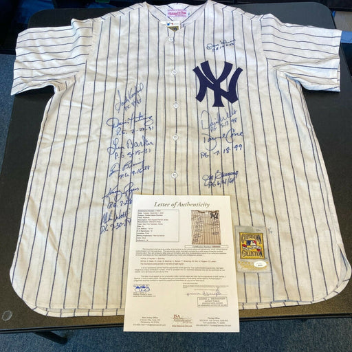 Rare Perfect Game Pitchers Signed Jersey 10 Sigs With Sandy Koufax JSA COA