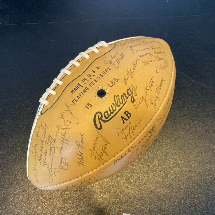 Rare 1965 Texas Longhorns Team Signed NCAA Football 60+ Sigs With JSA COA