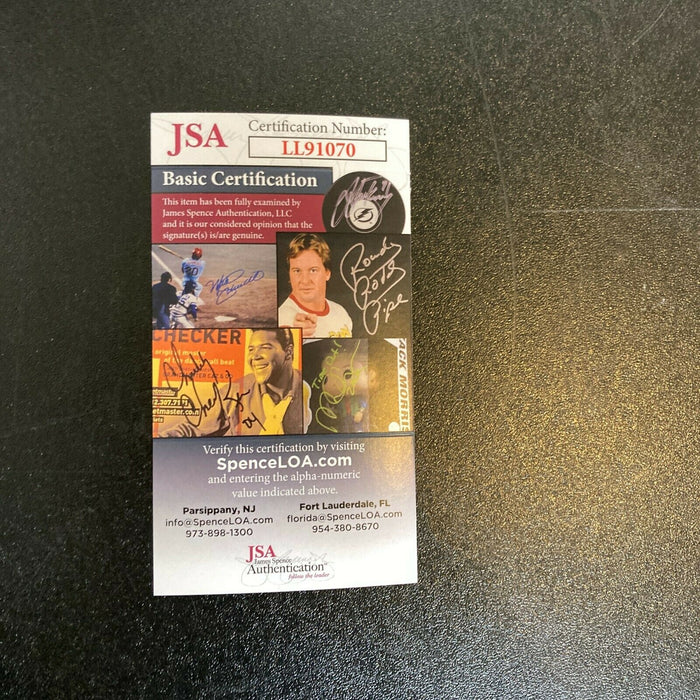Sidney Poitier Signed Autographed TV Magazine JSA COA