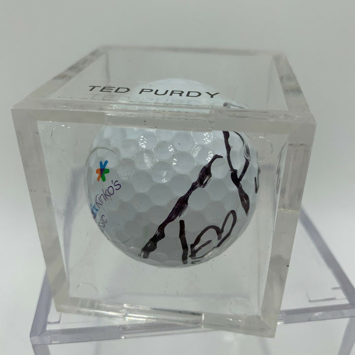 Ted Purdy Signed Autographed Golf Ball PGA With JSA COA