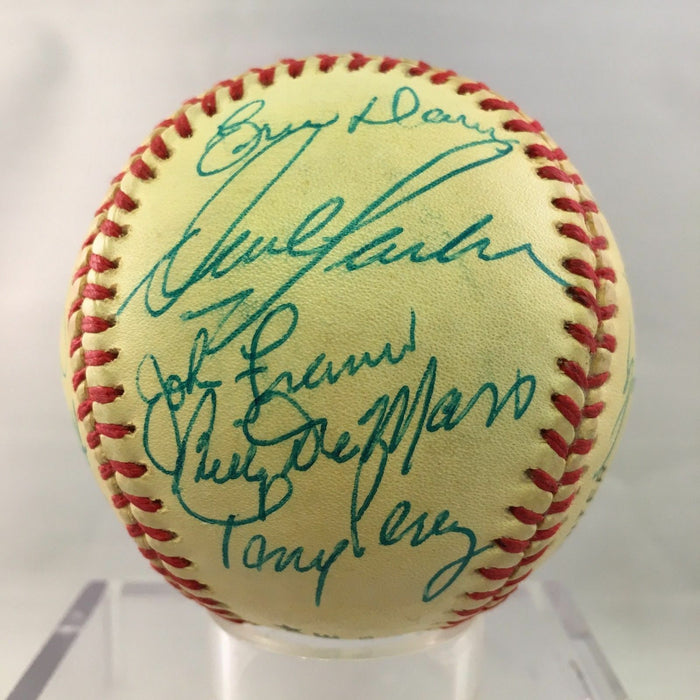 1984 Cincinnati Reds Team Signed National League Baseball Pete Rose Tony Perez