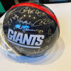 1986 New York Giants Super Bowl Champs Team Signed Full Size Helmet Steiner COA