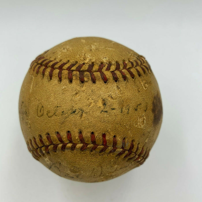 Historic Carl Erskine Signed 1953 World Series Game Used Baseball K's Record JSA