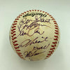 1980's Atlanta Braves Team Signed Autographed Official National League Baseball