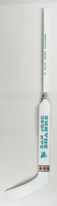 1991–92 San Jose Sharks Inaugural Season Team Signed Goalie Stick JSA COA