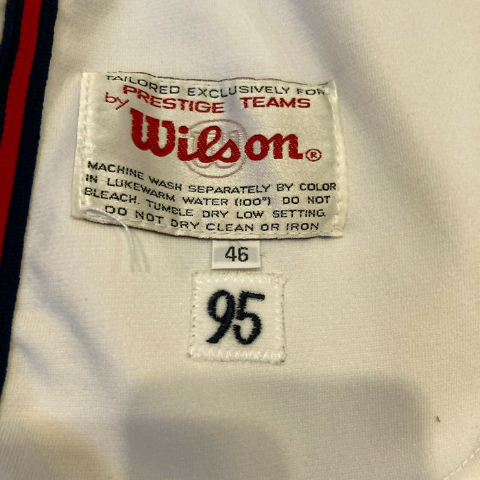 Marquis Grissom Game Used 1995 Atlanta Braves Wilson Jersey