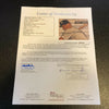 Mickey Mantle Signed Autographed Bowman Rookie Card 8x10 Photo JSA COA