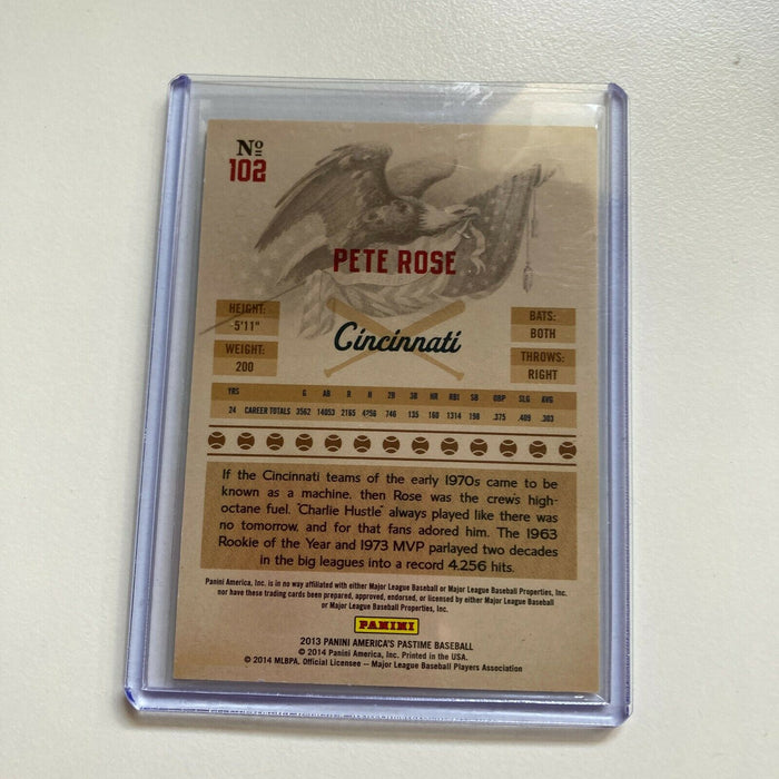 2013 Panini America's Pastime Pete Rose #1/1 True One Of One RARE