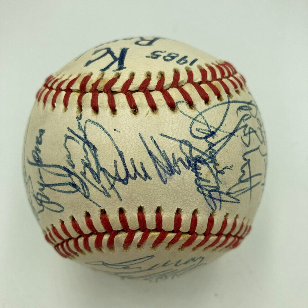 1985 Kansas City Royal World Series Champs Team Signed Baseball With JSA COA