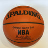 George Mikan Signed Spalding Official NBA Game Basketball With JSA  COA