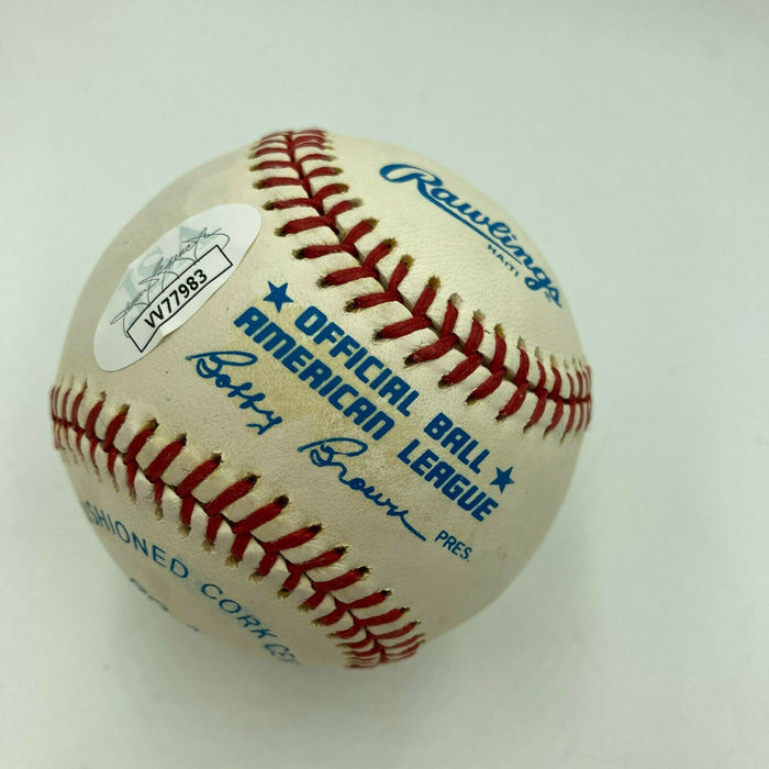 Johnny Mize Signed Autographed Official Major League Baseball JSA COA