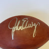 John Elway Signed Wilson NFL Super Bowl XXXII Game Football Beckett Hologram