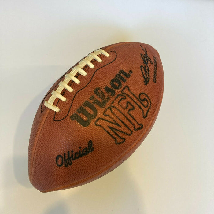 Bart Starr Brett Favre Green Bay Packers HOF Legends Signed Football PSA DNA