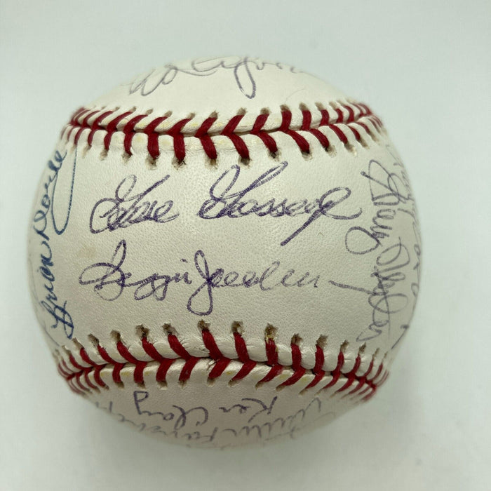 1978 New York Yankees World Series Champs Team Signed W.S. Baseball JSA COA