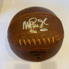Magic Johnson Signed Naismith Leatherhead Basketball #3/32 UDA Upper Deck COA