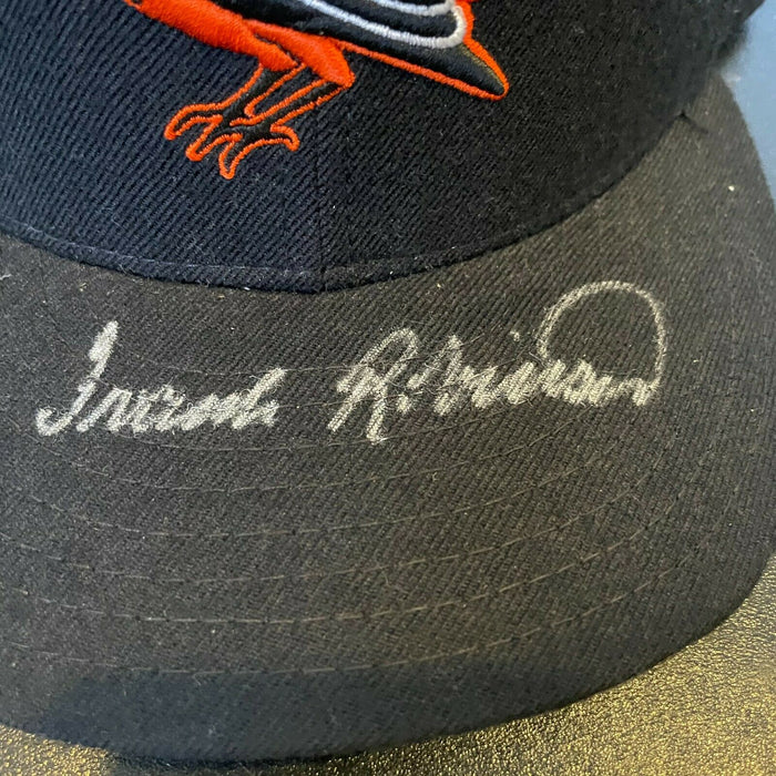 Frank Robinson Signed Authentic Baltimore Orioles Game Model Baseball Hat JSA