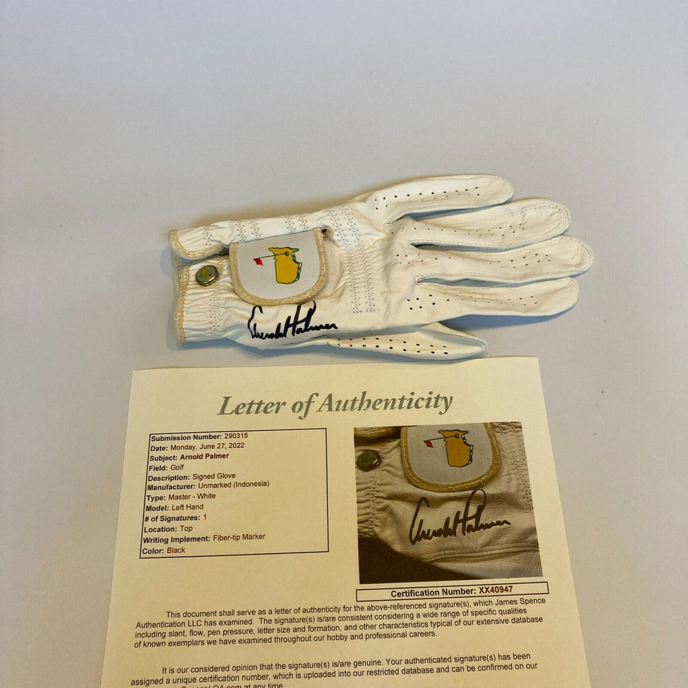 Arnold Palmer Signed Autographed PGA Golf Glove JSA COA