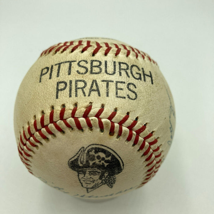 George Kelly Ed Roush Billy Terry Hall Of Fame Multi Signed Baseball JSA COA