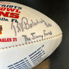 Bill Belichick Signed 2005 Super Bowl New England Patriots Football Beckett COA