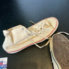 Walt Clyde Frazier Signed Vintage Converse Game Model Shoes (2) With JSA COA