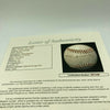 Extraordinary Tom Connolly Single Signed Baseball (HOF Dec. 1961) JSA COA