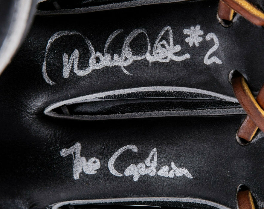 Derek Jeter "The Captain" Signed Inscribed Rawlings Game Model Glove Steiner COA