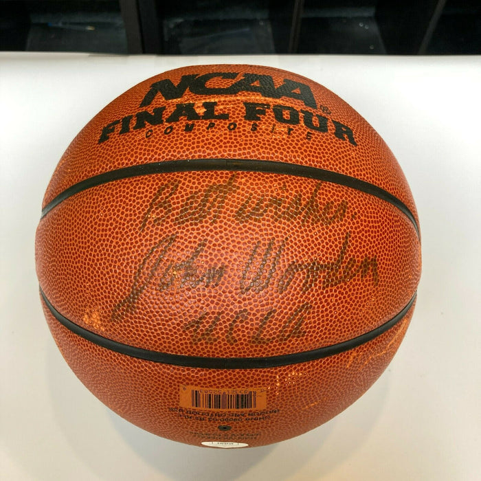 John Wooden UCLA Signed Wilson Official NCAA Basketball With JSA COA