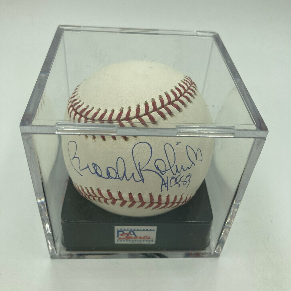 Brooks Robinson HOF 1983 Signed Major League Baseball PSA DNA Graded MINT 9