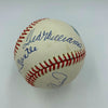 Mickey Mantle Ted Williams Carl Yastrzemski Triple Crown Signed Baseball PSA DNA