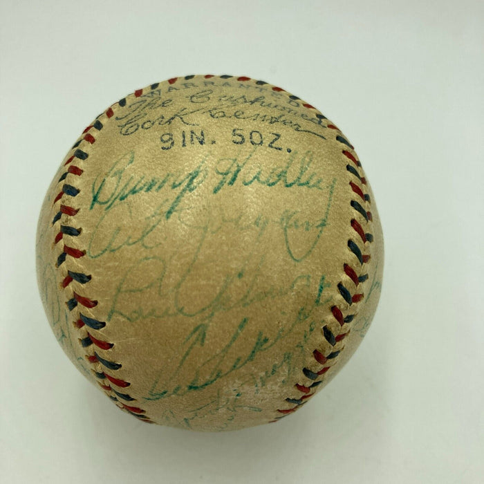 1939 New York Yankees World Series Champs Team Signed Baseball PSA DNA & JSA COA