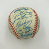 1998 Cleveland Indians Team Signed ALCS Baseball Jim Thome 31 Sigs PSA DNA COA