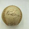 1970's All Star Game Multi Signed Baseball Hank Aaron Reggie Jackson JSA COA