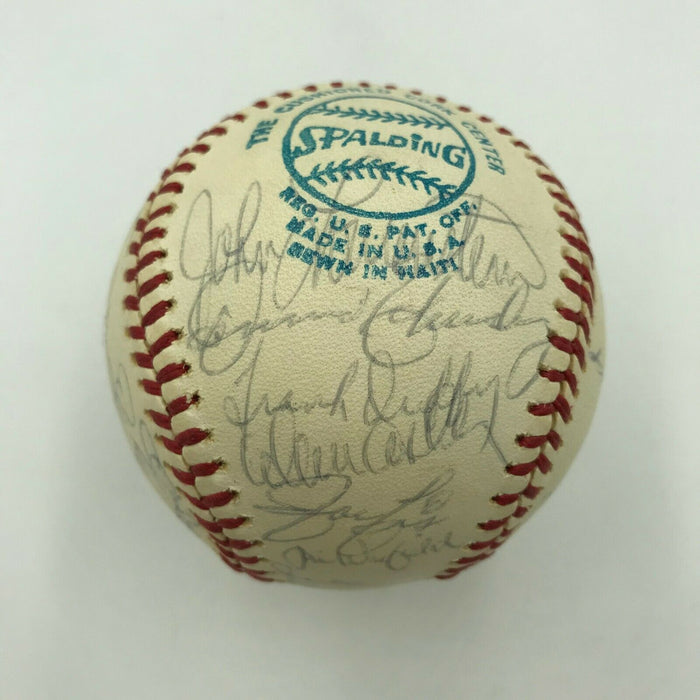 1976 Cleveland Indians Team Signed American League Baseball Frank Robinson