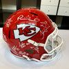 2019 Kansas City Chiefs Super Bowl Champs Team Signed Helmet JSA & Beckett COA