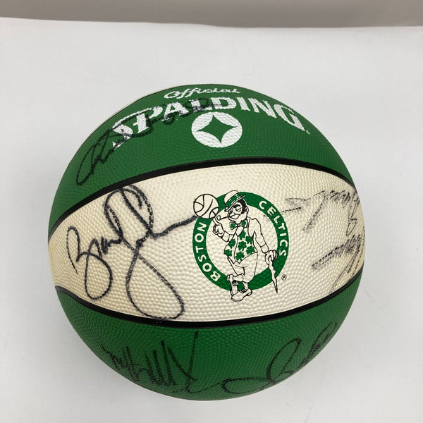 1988-89 Boston Celtics Team Signed Basketball Larry Bird JSA COA